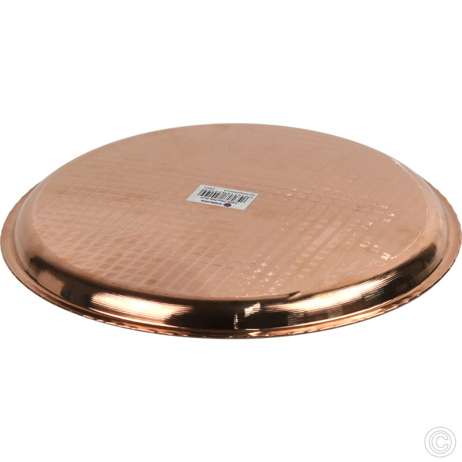 Copper Steel China Plate 28cm image