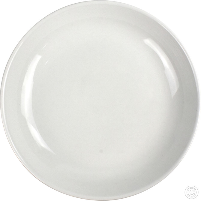 HorecaGold Porcelain Rice Plate 230mm 9