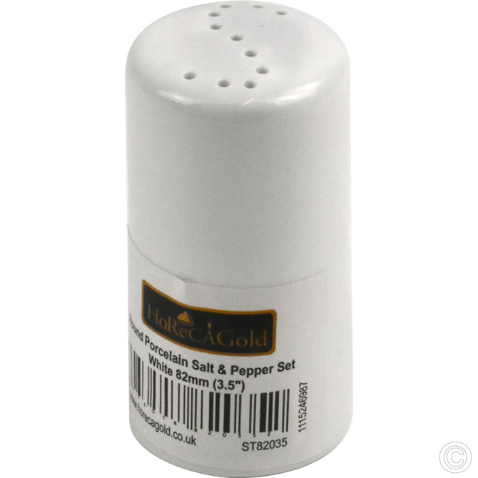 HorecaGold Porcelain Salt & Pepper Shaker 82mm 3.5