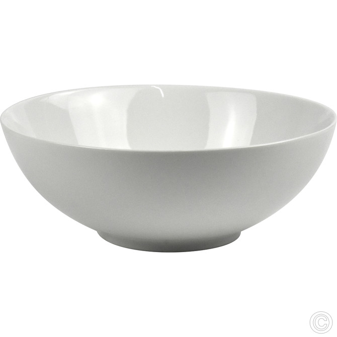 HorecaGold Porcelain Bowl 750ml 180mm White image