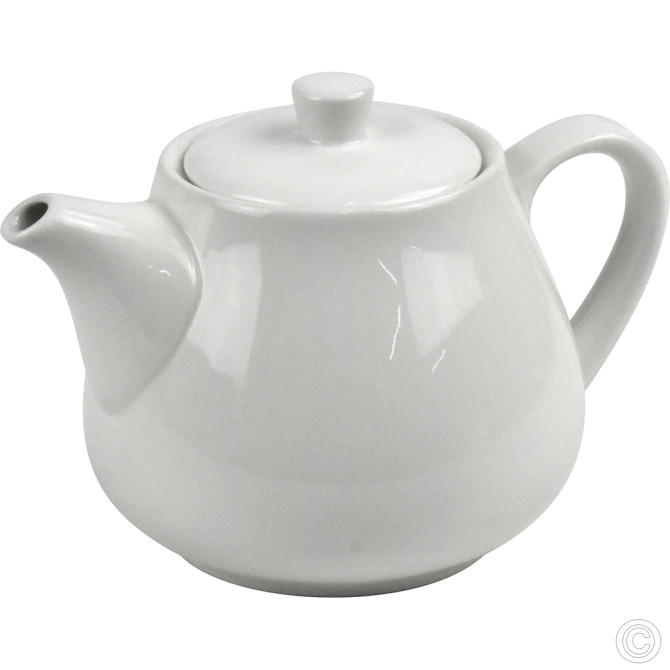 HorecaGold Porcelain Tea Pot 700ml White SERVEWARE image