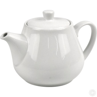 HorecaGold Porcelain Tea Pot 950ml White