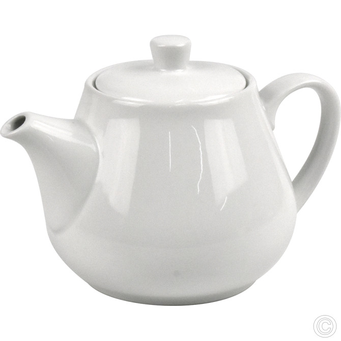 HorecaGold Porcelain Tea Pot 950ml White image