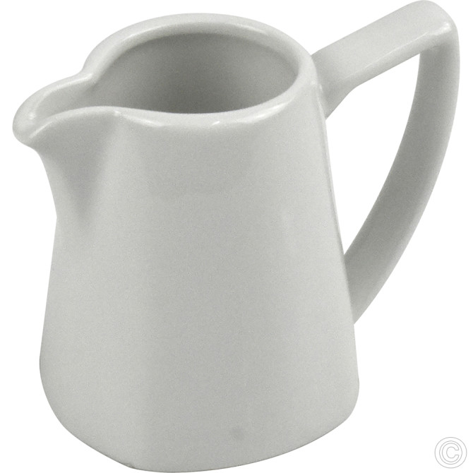 HorecaGold Porcelain Milk Jug 90ML White SERVEWARE image