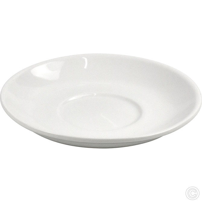 HorecaGold Porcelain Large Saucer 150mm White SERVEWARE image