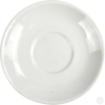 HorecaGold Porcelain Large Saucer 150mm White 
