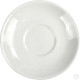 HorecaGold Porcelain Large Saucer 150mm White SERVEWARE image