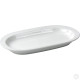 HorecaGold Porcelain Flared Rimmed Oval Platter 260mm 10
