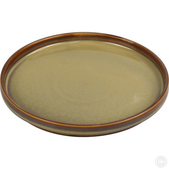 HorecaGold Porcelain Straight Edge Plate 210MM 8.5