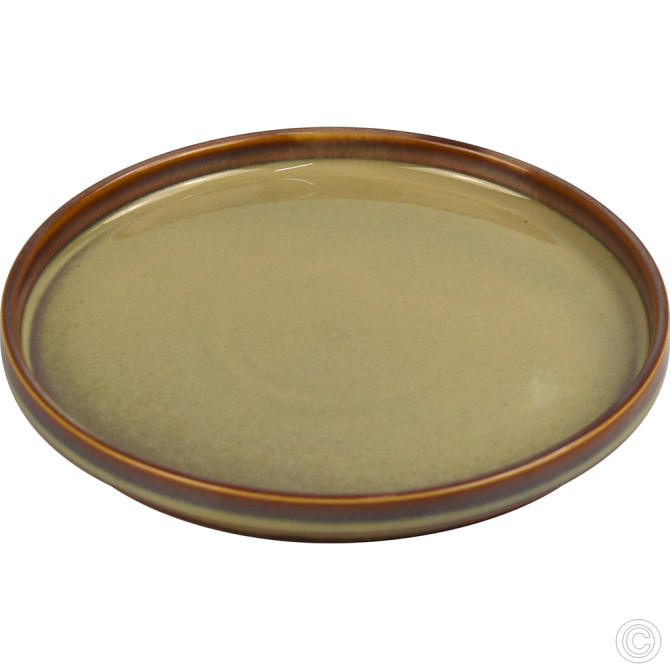 HorecaGold Porcelain Straight Edge Plate 210MM 8.5