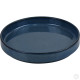 HorecaGold Porcelain Round Stacking Tray 800ML 28Oz Reactive Glaze Blue SERVEWARE image