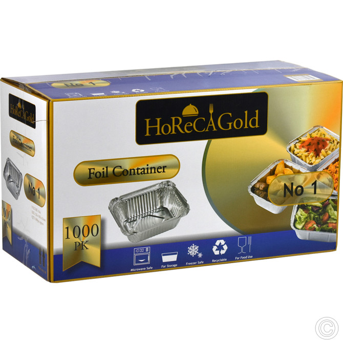 HorecaGold No 1 Foil container 1000pack image