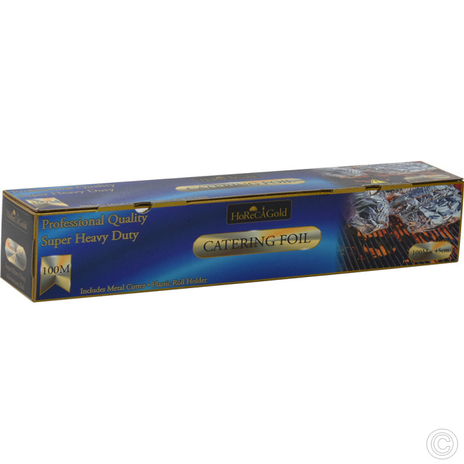 HorecaGold Xtra HD Catering Foil 100M x 45cm DISPOSABLES image