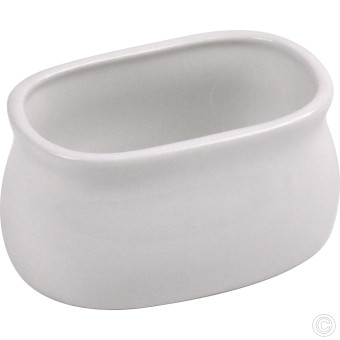 HorecaGold Porcelain Sugar Pot 10 x 6cm White
