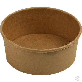 HorecaGold Salad Bowl Kraft 50pk 750ml/26oz (150mm Dia)