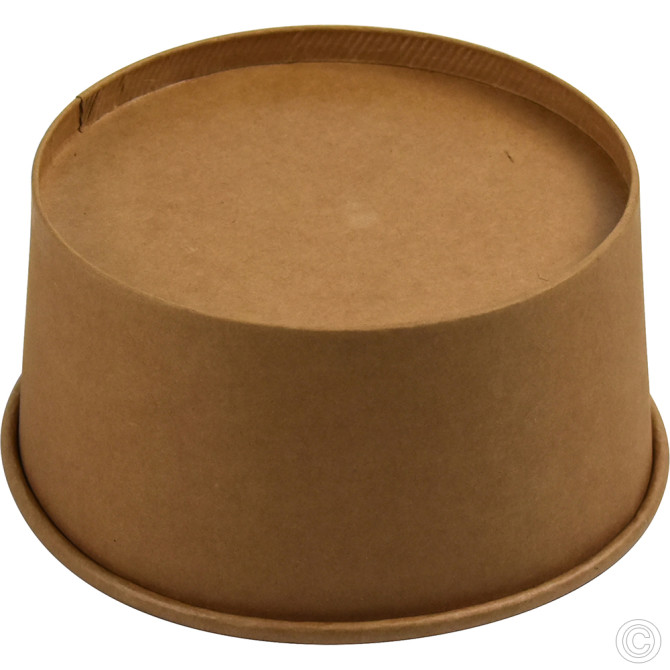 HorecaGold Salad Bowl Kraft 50pk 1000ml/35oz (150mm Dia) DISPOSABLES image