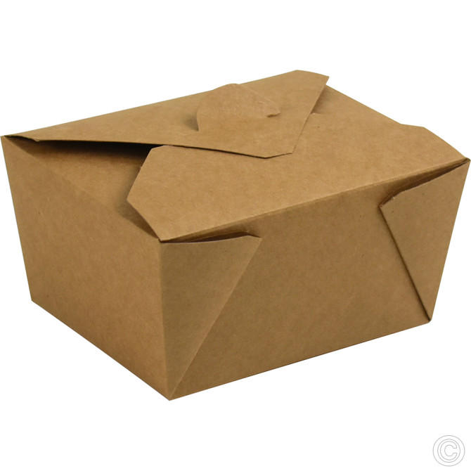 HorecaGold No.1 Snack Box Brown 50pk 750ml/26oz (130/112x106/90x-65mm) image