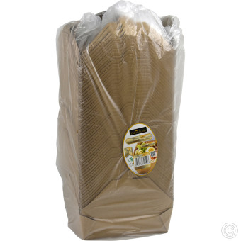 HorecaGold No.3 Snack Box Brown 50pk 2000ml/70oz (218/196x161/140x-65mm)