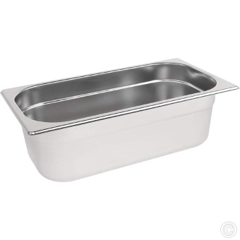 HorecaGold Stainless Steel Gastronorm Container 1/3 100mm Deep