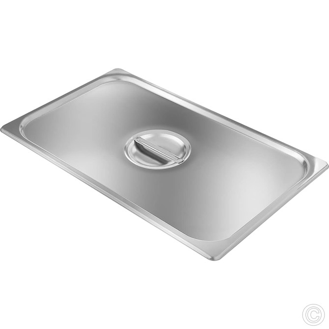 HorecaGold Stainless Steel Gastronorm Container Cover 1/1 325mm image