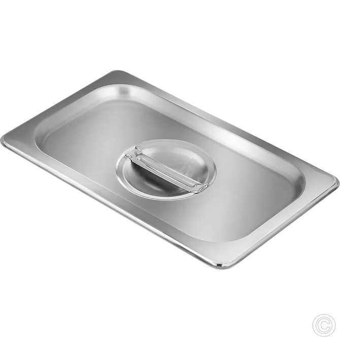 HorecaGold Stainless Steel Gastronorm Container Cover 1/4 162mm image