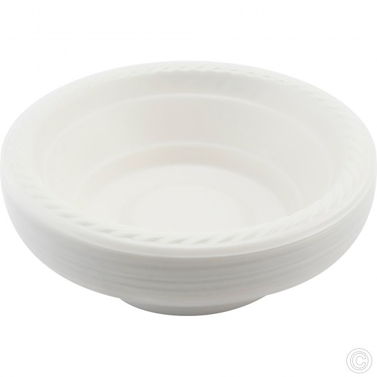 Recyclable Plastic Bowls 6'' 50pack PLASTIC DISPOSABLE image