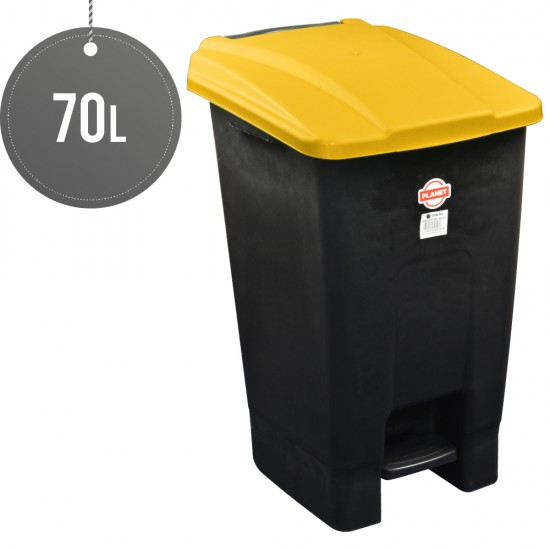 70L Recycle Bin Yellow BINS & BUCKETS image