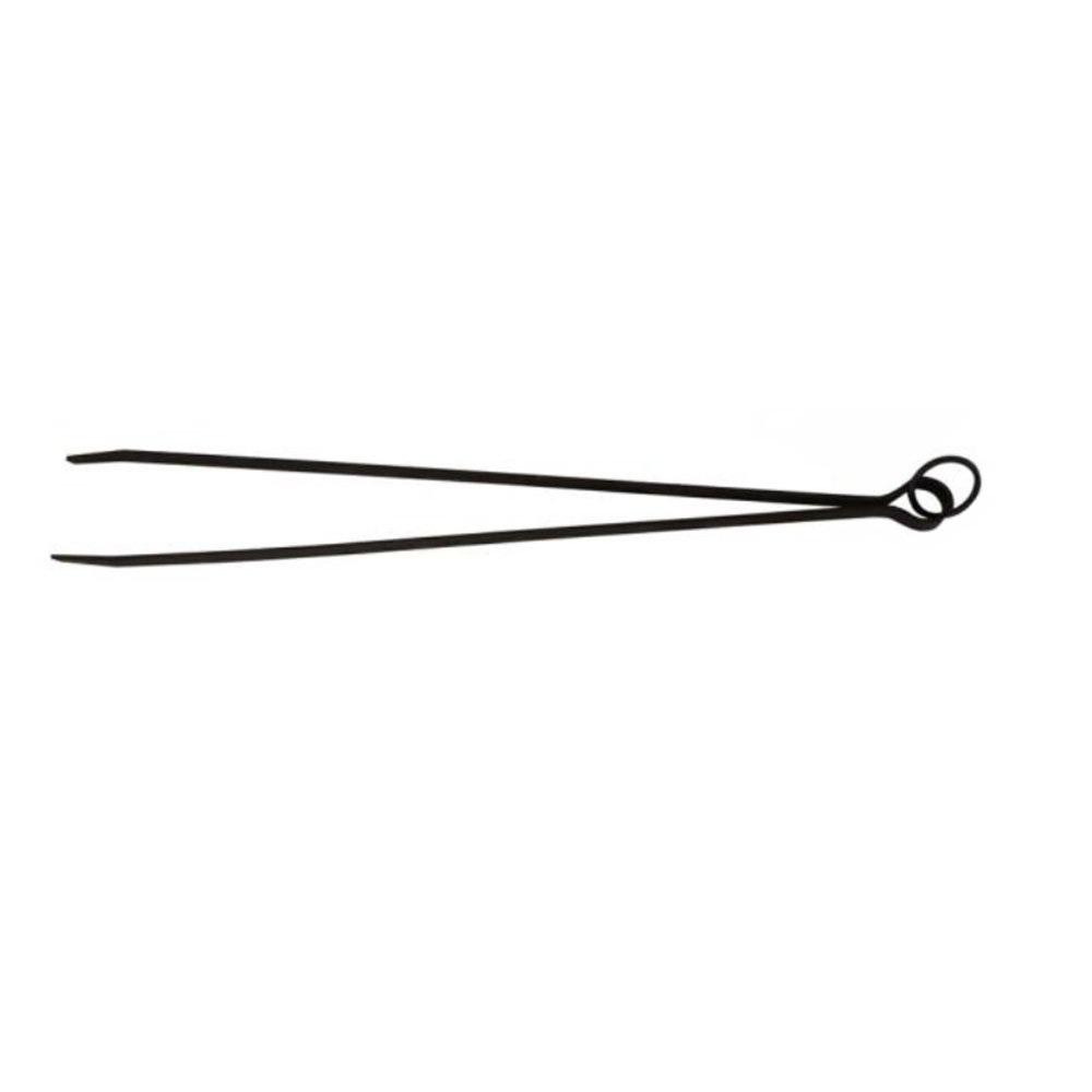 Spring Metal Tongs Spring Steel Tongs Long Coal Grabber 18