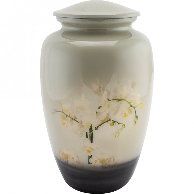Urns for Ashes Adult Large Cremation Urns Funeral Memorial Peaceful Orchid ADULT URNS image