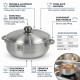 Klassic Caldero Aluminium Casserole Pot 26cm