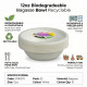 Biodegradeable Bagasse Bowl Recyclable 12oz 25pack BAGASSE DISPOSABLE image