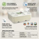 Biodegradeable Bagasse Plates Recyclable 6 Compartment 50pack image