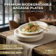 Biodegradeable Bagasse Plates Recyclable 7 BAGASSE DISPOSABLE image