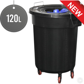 Wheelie Bin With Lock Lid 120L