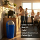 HDR Bullet Bin With Sliding Lid for Waste, Rubbish, Paper Bin 50L BINS & BUCKETS image
