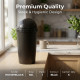 HDR Bullet Bin With Sliding Lid for Waste, Rubbish, Paper Bin 50L Black BINS & BUCKETS image