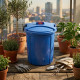 Heavy Duty Plastic Garden Waste Bin With Locking Lid 75L BINS & BUCKETS image