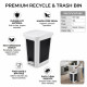 Pedal Bin Recycle & Trash Can 30L image