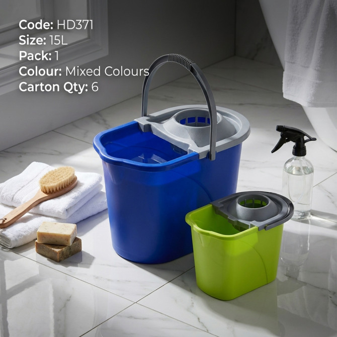 Plastic Mop Bucket 15L image