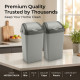 Plastic Swing Bin 18L for Home & Kitchen Rubbish Bins & Buckets image
