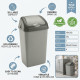 Plastic Swing Bin 35L for Home & Kitchen Rubbish BINS & BUCKETS image