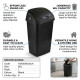 Plastic Swing Bin 60L for Home & Kitchen Rubbish BINS & BUCKETS image