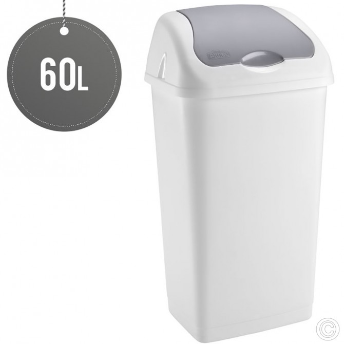 Plastic Swing Bin 60L for Home & Kitchen Rubbish BINS & BUCKETS image