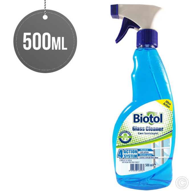 Biotol Glass Cleaner 500ML Blue CLEANING PRODUCTS, CLEANING PRODUCTS image