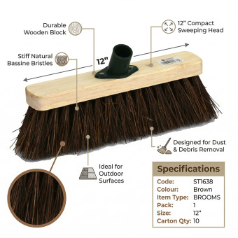 Bassine Broom Head 12