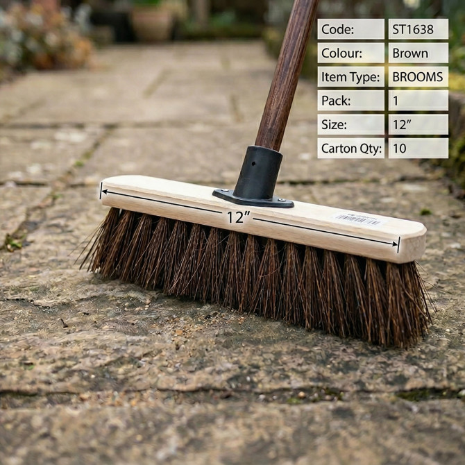 Bassine Broom Head 12 CLEANING PRODUCTS, BROOMS image