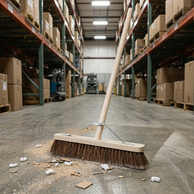 Bassine Platform Broom 18 CLEANING PRODUCTS, BROOMS image