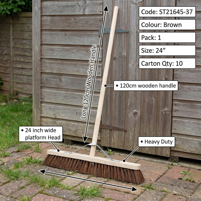 Bassine Platform Broom 24 CLEANING PRODUCTS, BROOMS image