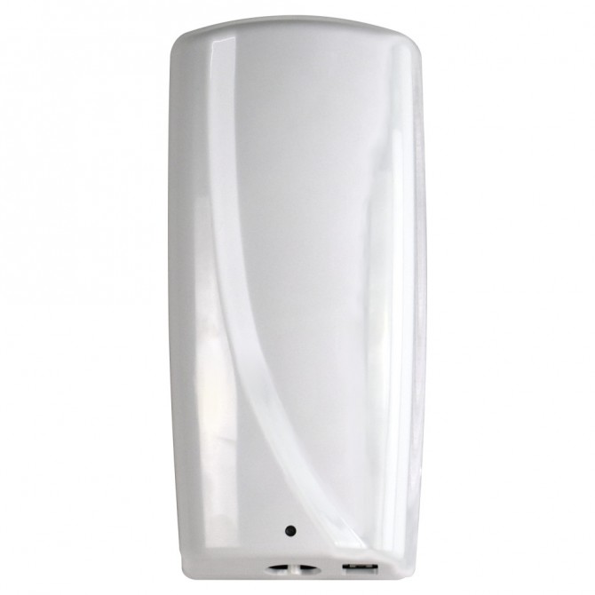Bathroom White Auto Soap Dispenser Wall Mounted 1L image