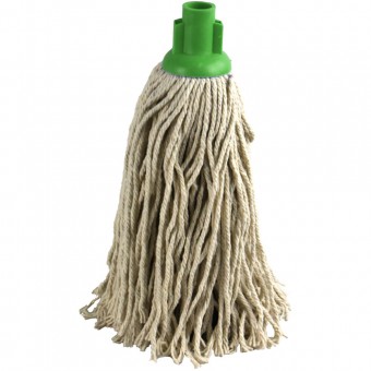 Jumbo Cotton Mop Head Plastic PY16 Green Socket